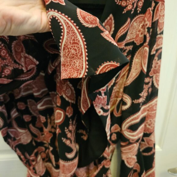 Paisley Tie Dress - Picture 2 of 10